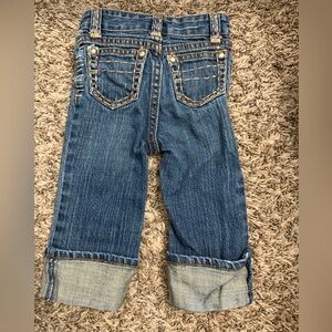 GAP Blue Ankle Cropped Jeans with Classic Design